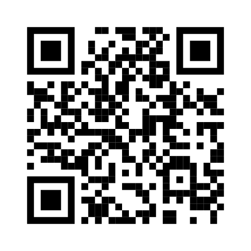 A plain black-and-white QR code with square modules that opens this page